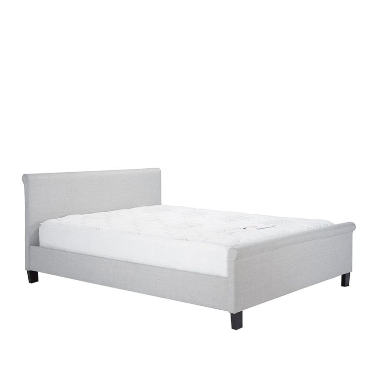 Stratus Fabric Bed - Grey - Sizes Available
