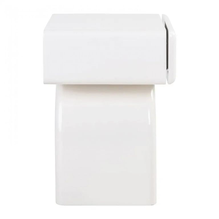 Bennet Bedside Table - 1 Drawer - White
