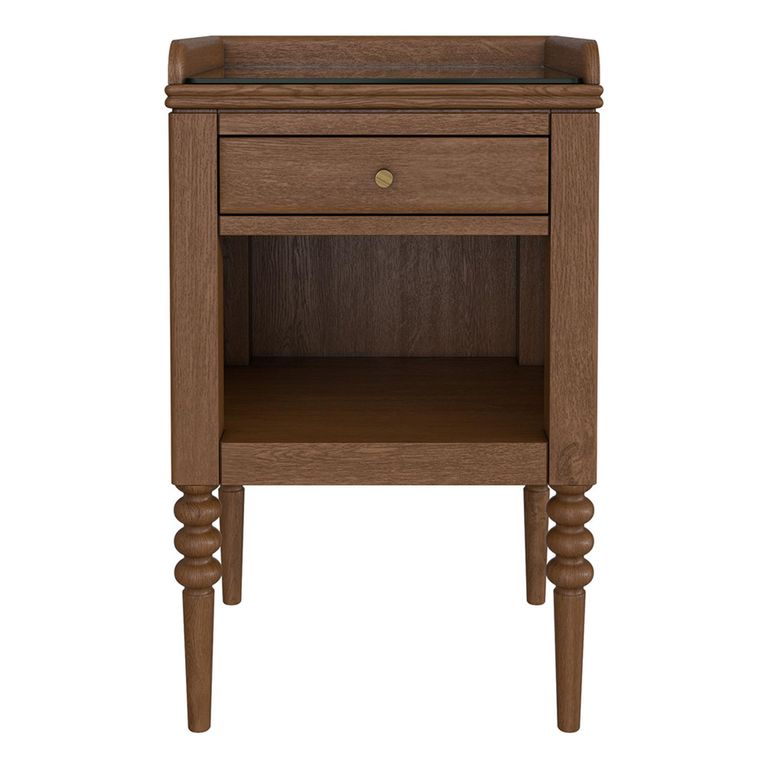 Wynter Bedside Table - 1 Drawer - Mid Gloss Lacquered