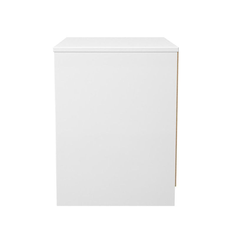 San Jose Bedside Cabinet - 2 Drawer - White