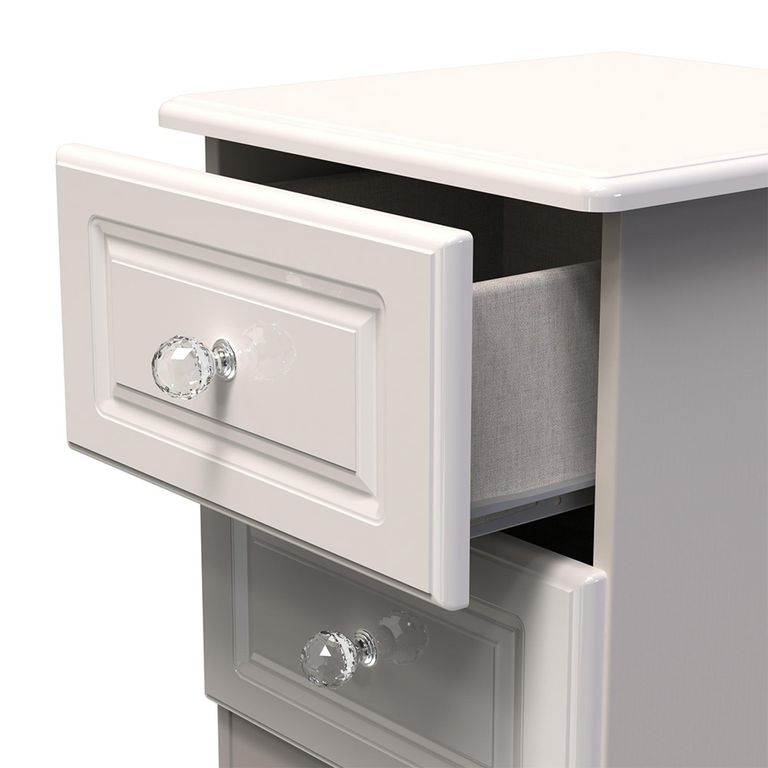 Balmoral Bedside Cabinet - 2 Drawer - Cashmere