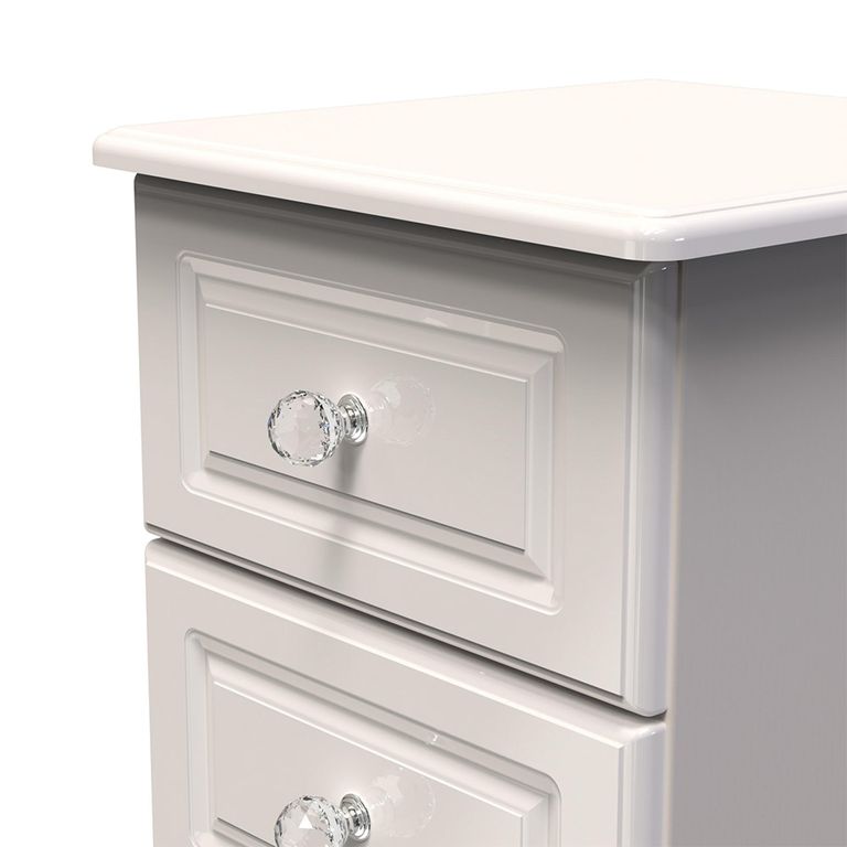 Balmoral Bedside Cabinet - 2 Drawer - Cashmere