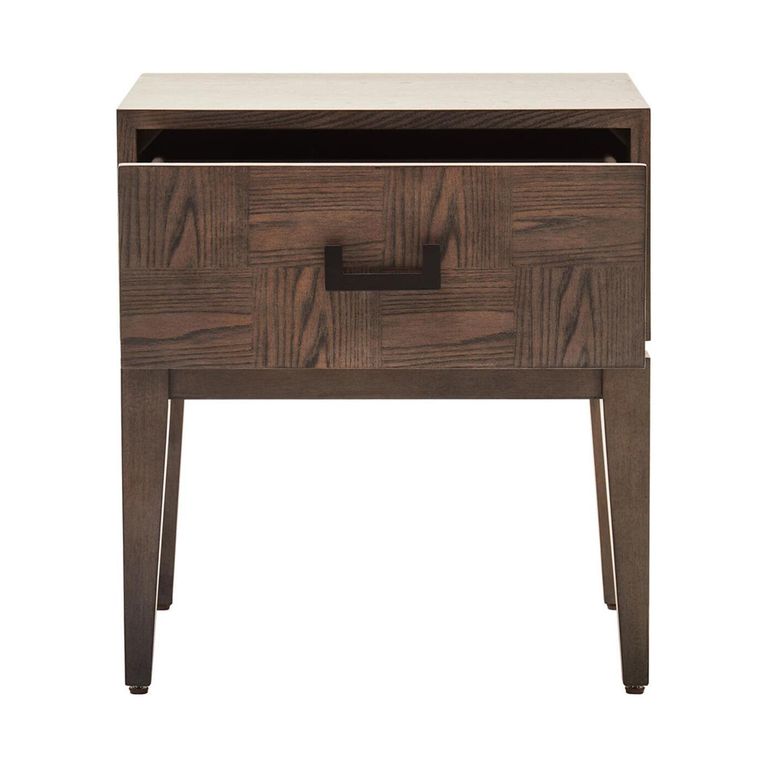 Dimaro Bedside Table - 1 Drawer - Elm Wood