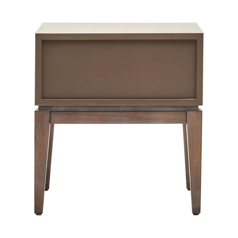 Dimaro Bedside Table - 1 Drawer - Elm Wood