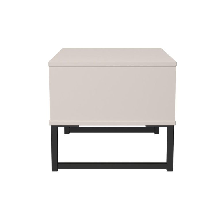 Fluted Bedside Cabinet - 1 Drawer - Midi - Kashmir Matt