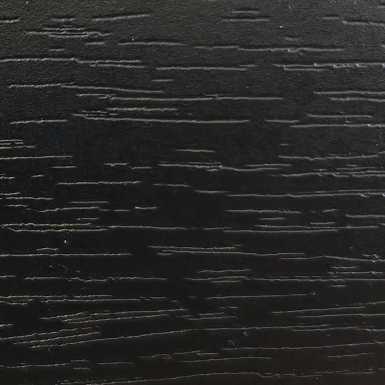 Luna Bedside Table - 1 Drawer - Black - Wood and Metal