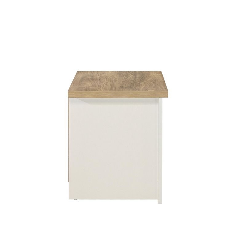 Highgate Bedside Cabinet - 2 Drawer - Cream Painted