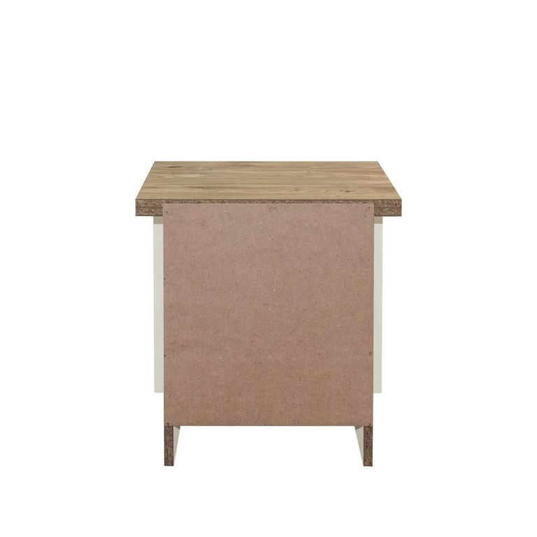 Highgate Bedside Cabinet - 2 Drawer - Cream Painted