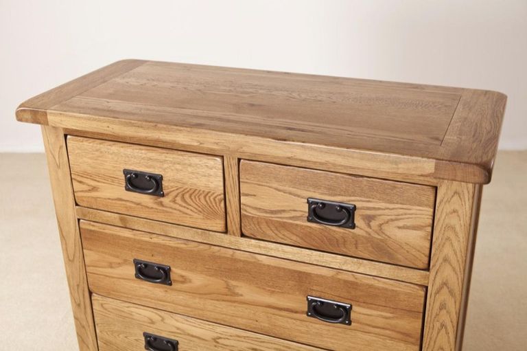 Originals Chest - 2+3 Drawer - Wide - Rustic Oak