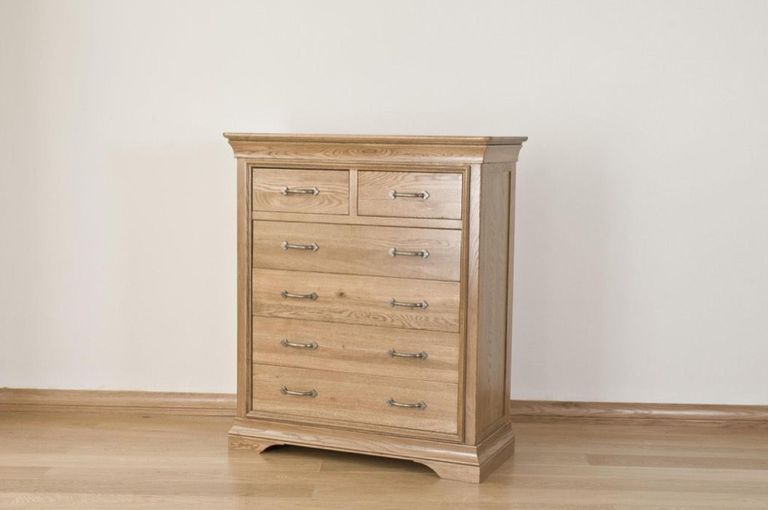 Lyon Chest - 2+4 Drawer - Tall - Oak