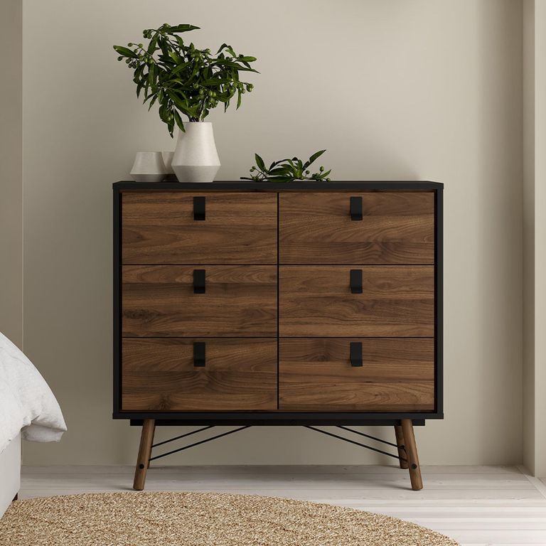 Ry Chest - 6 Drawer - Black