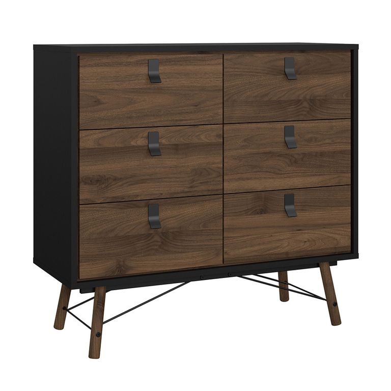Ry Chest - 6 Drawer - Black