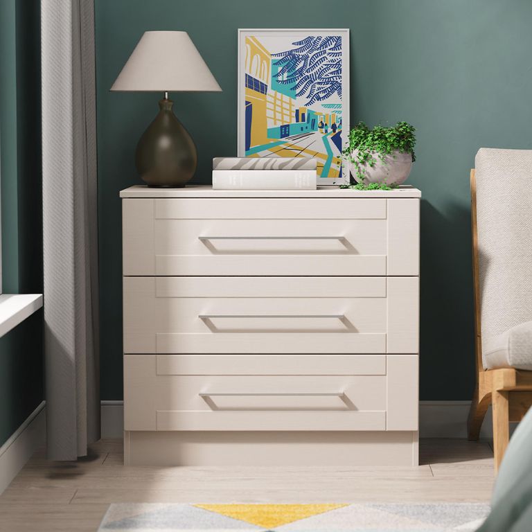 York Chest - 3 Drawer - Small - Cashmere