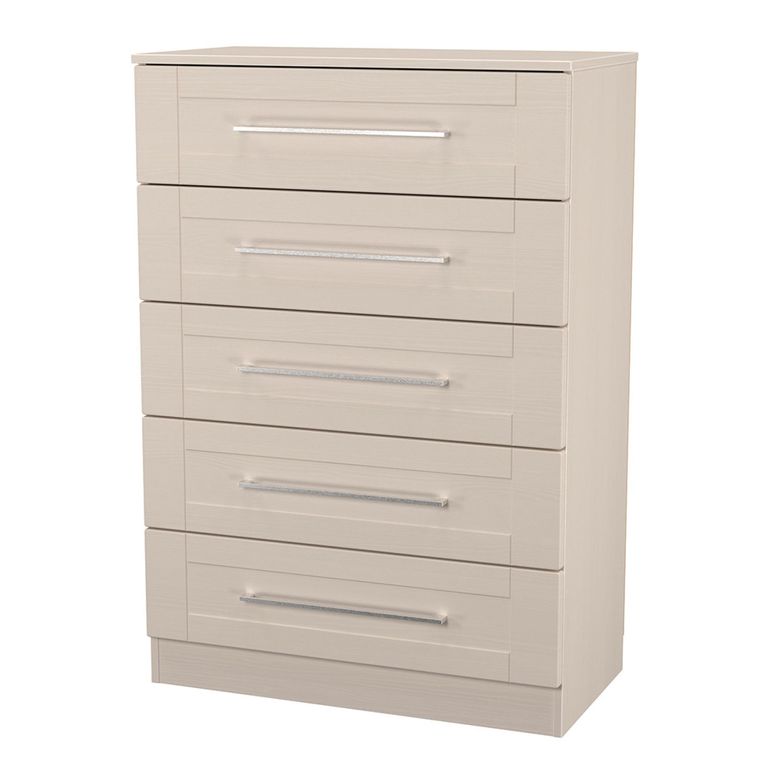 York Chest - 5 Drawer - Cashmere