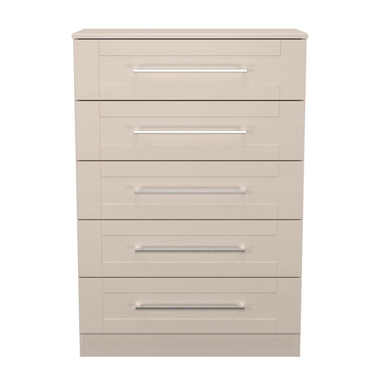 York Chest - 5 Drawer - Cashmere
