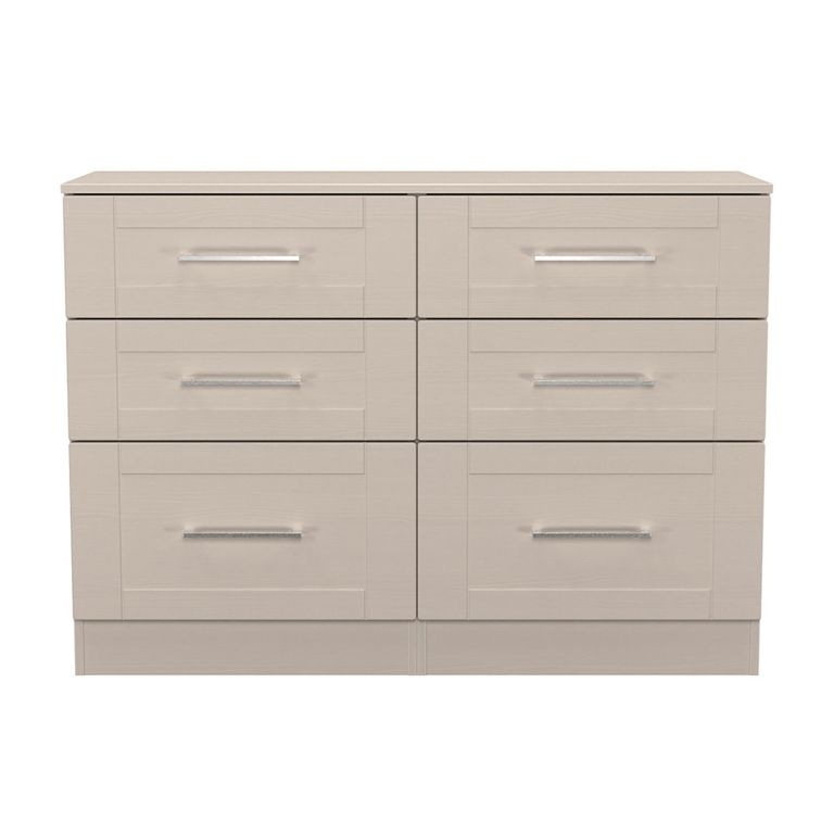 York Chest - 6 Drawer - Midi - Cashmere