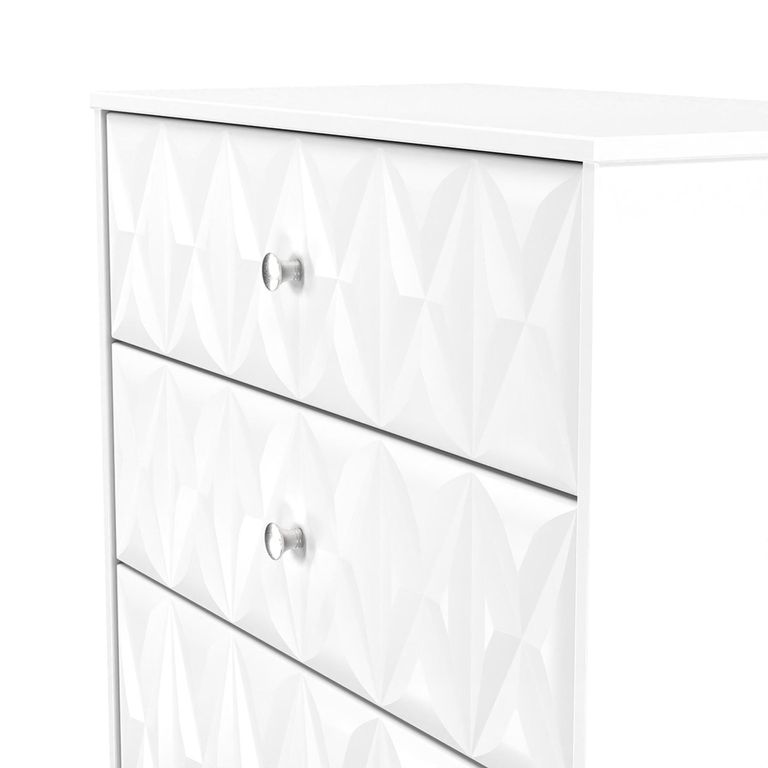 San Jose Chest - Deep - 4 Drawer - White