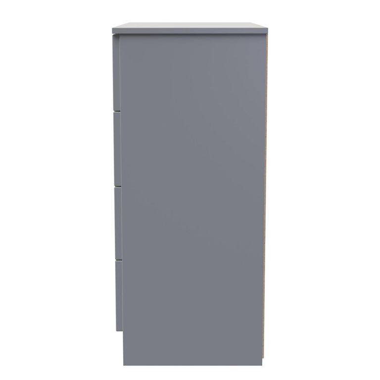 Milan Chest - 4 Drawer - Grey