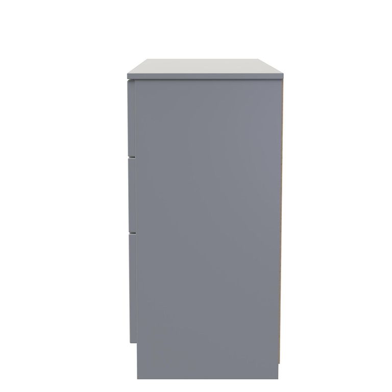 Milan Chest - Midi - 6 Drawer - Grey