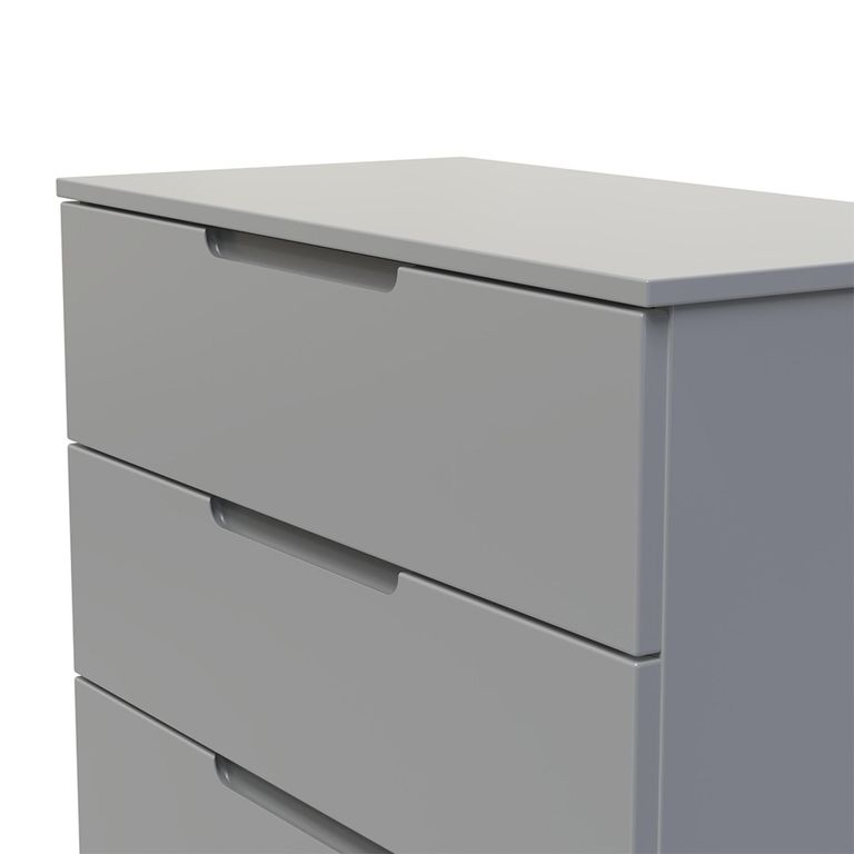 Milan Chest - Small - 3 Drawer - Grey
