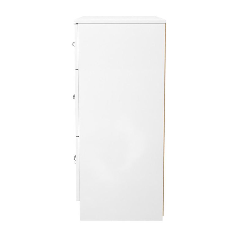 Avon Chest - 3 Drawer - Deep - White