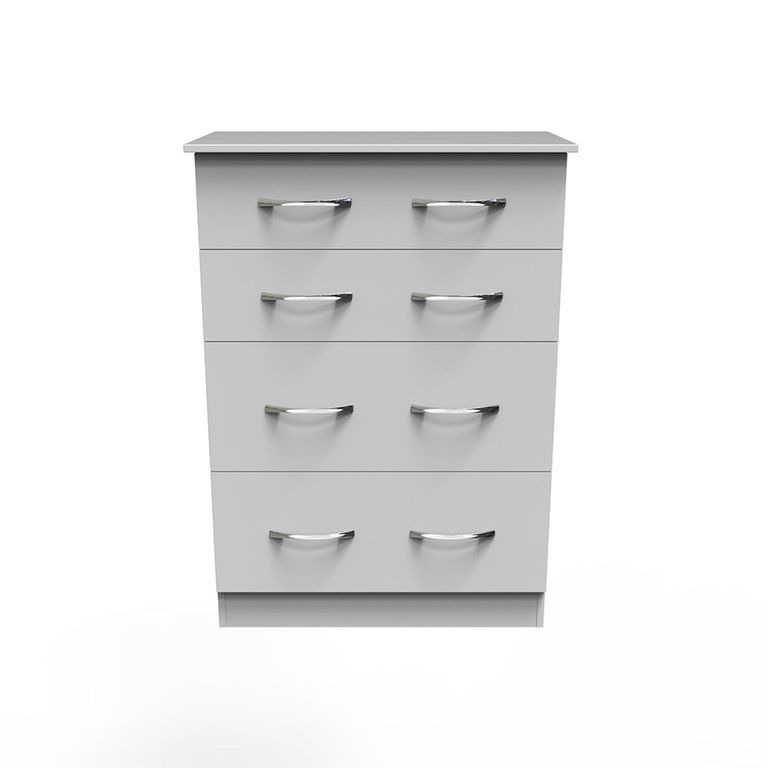 Avon Chest - 4 Drawer - Deep - White