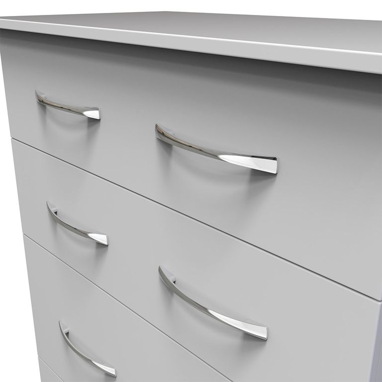 Avon Chest - 4 Drawer - Deep - White