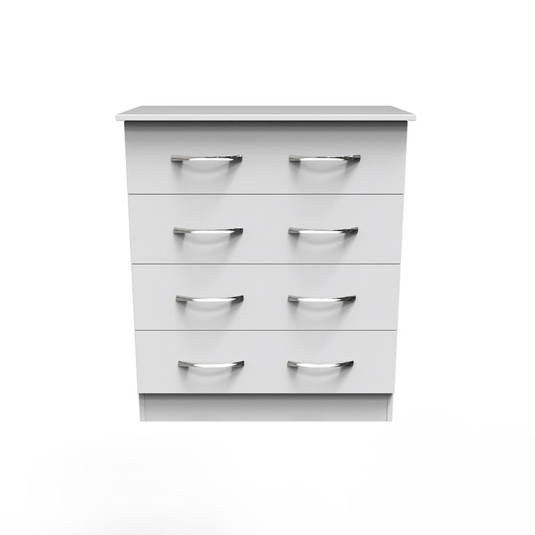 Avon Chest - 4 Drawer - White