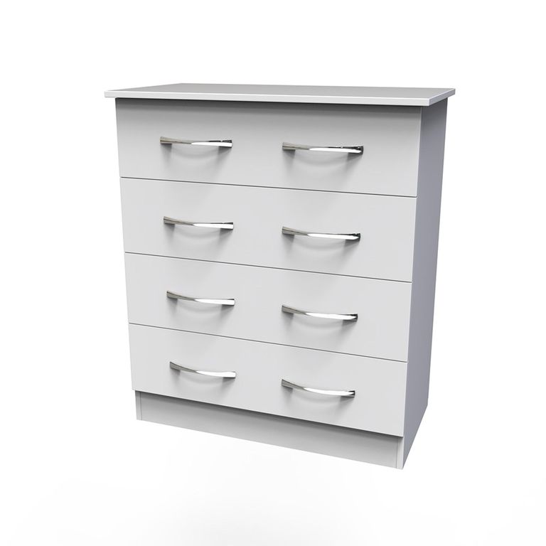 Avon Chest - 4 Drawer - White