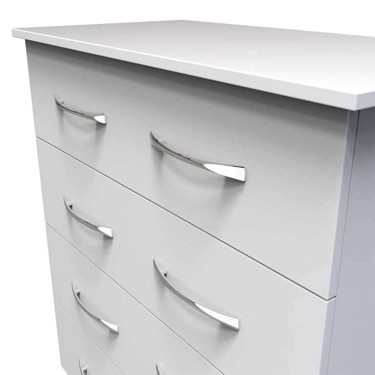Avon Chest - 4 Drawer - White