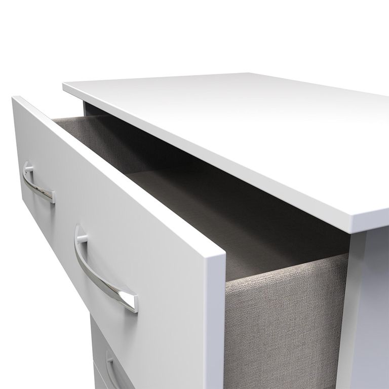 Avon Chest - 4 Drawer - White