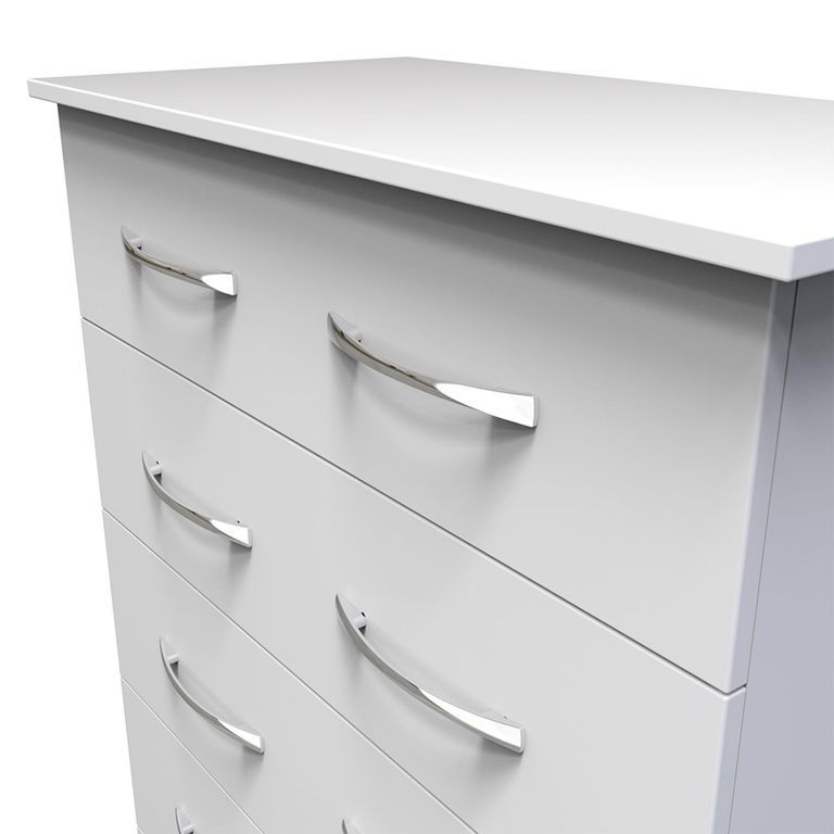 Avon Chest - 5 Drawer - White