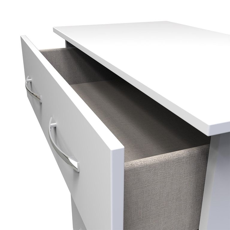 Avon Chest - 5 Drawer - White
