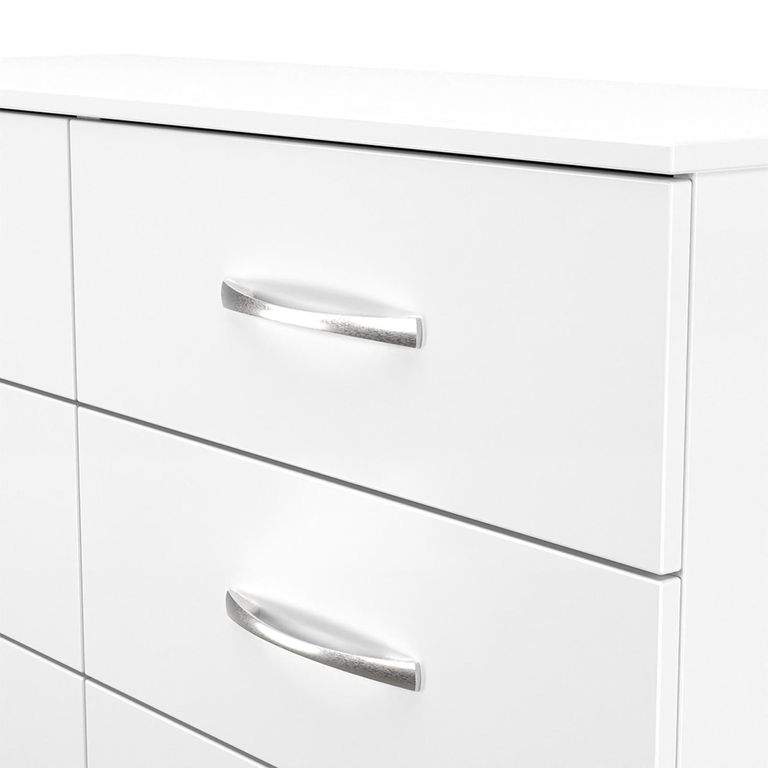 Avon Chest - 6 Drawer - Midi - White