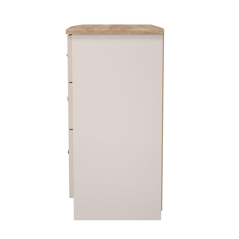 Sussex Midi Chest - 6 Drawer - Cashmere and Oak