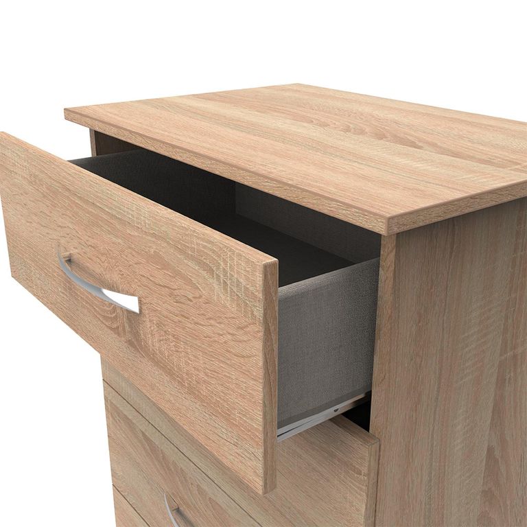 Avon Chest - 4 Drawer - Midi - Oak