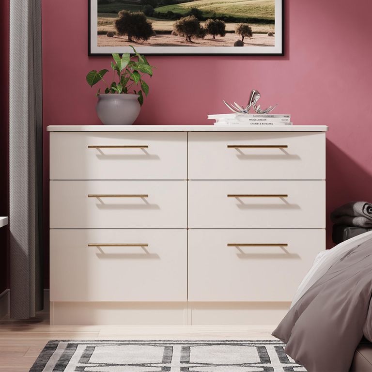 Haworth Chest - 6 Drawer - Midi - Cashmere