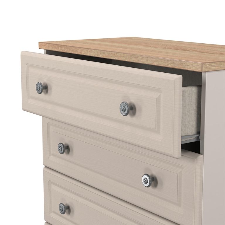 Norfolk Chest - 4 Drawer - Cashmere and Oak