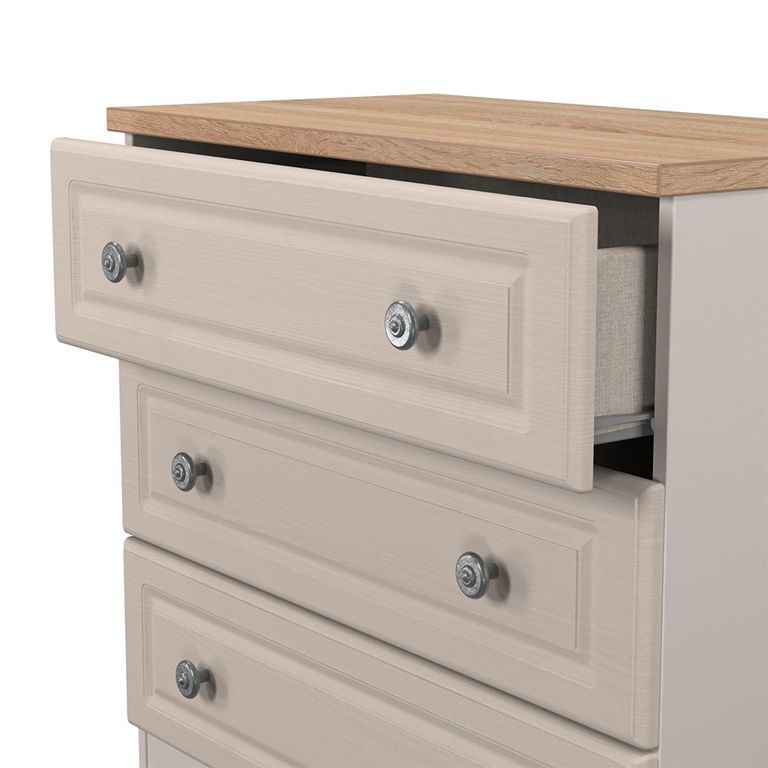 Norfolk Chest - Small - 3 Drawer - Cashmere and Oak