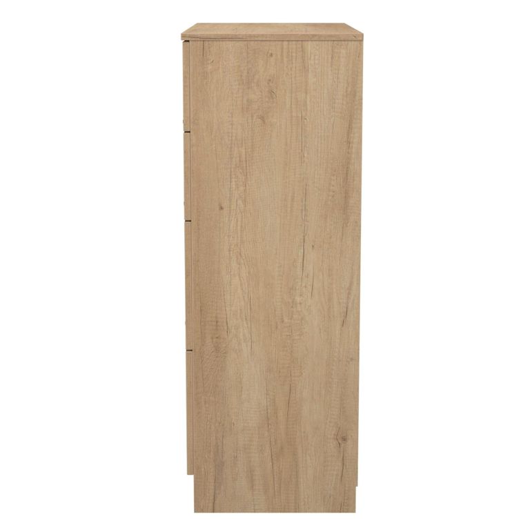 Java Fluted Chest - 4 Drawer - Deep - Natural and Nebraska