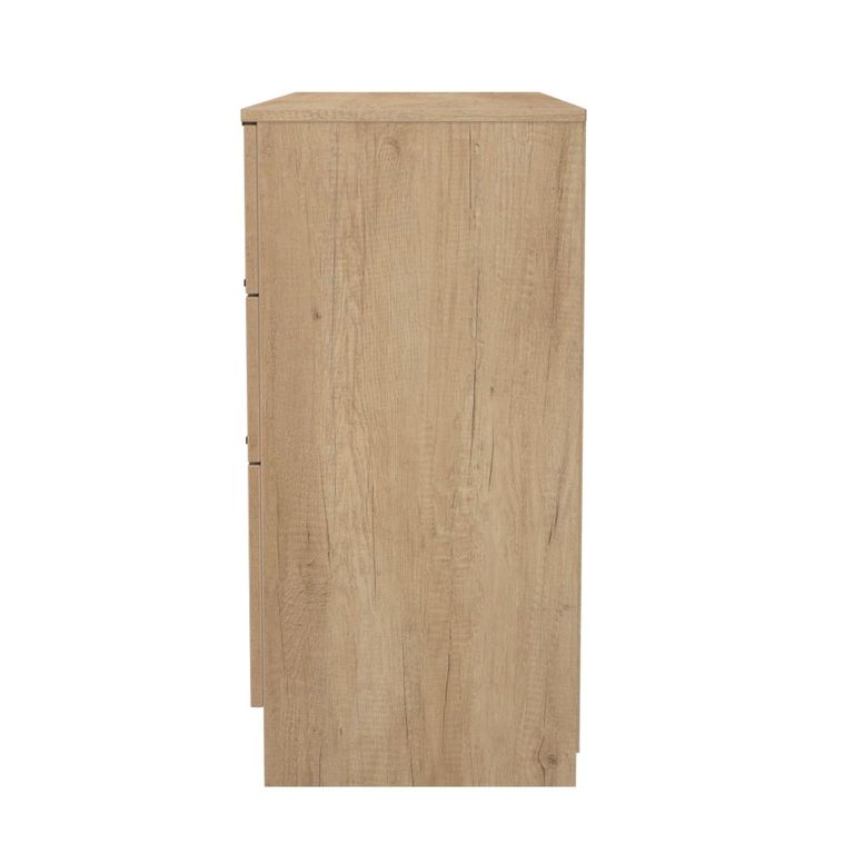 Java Fluted Chest - 6 Drawer - Midi - Natural and Nebraska
