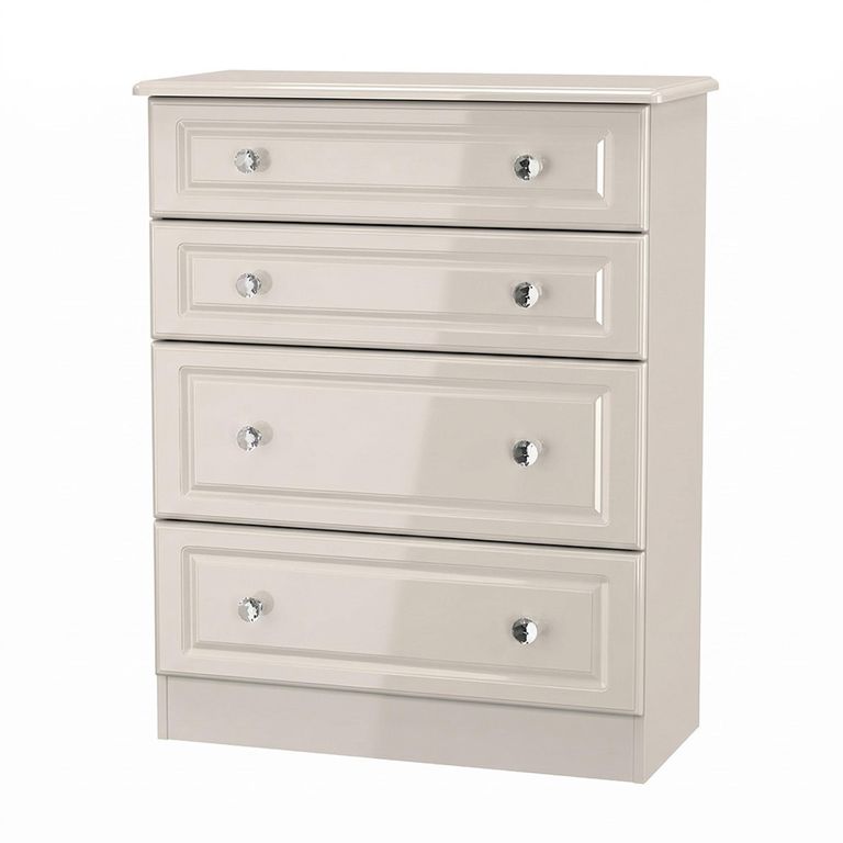 Balmoral Chest - 4 Drawer - Deep - Cashmere