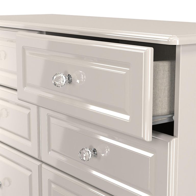 Balmoral Chest - 6 Drawer - Midi - Cashmere