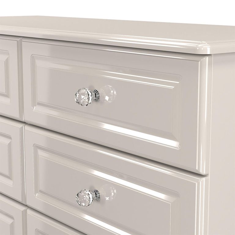 Balmoral Chest - 6 Drawer - Midi - Cashmere
