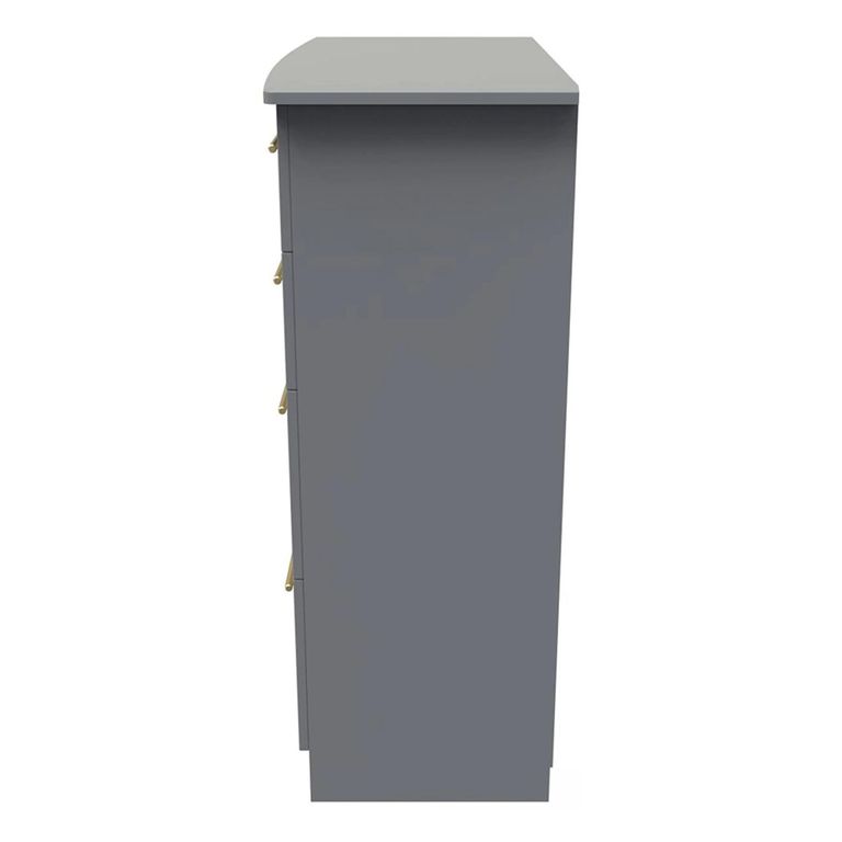 Haworth Chest - 4 Drawer Deep - Grey