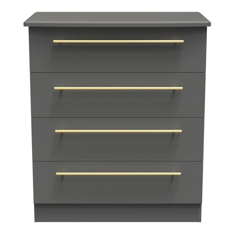Haworth Chest - 4 Drawer - Grey