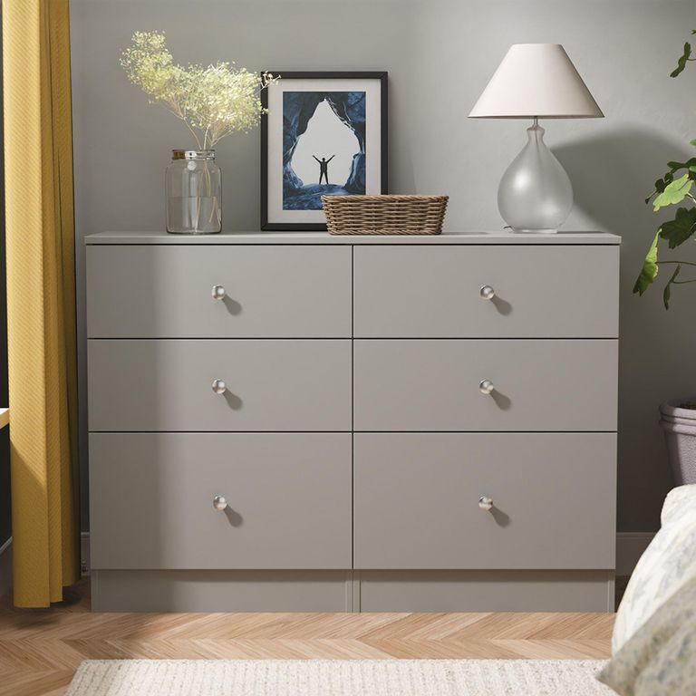 Yarmouth Chest - 6 Drawer - Midi - Dusk Grey
