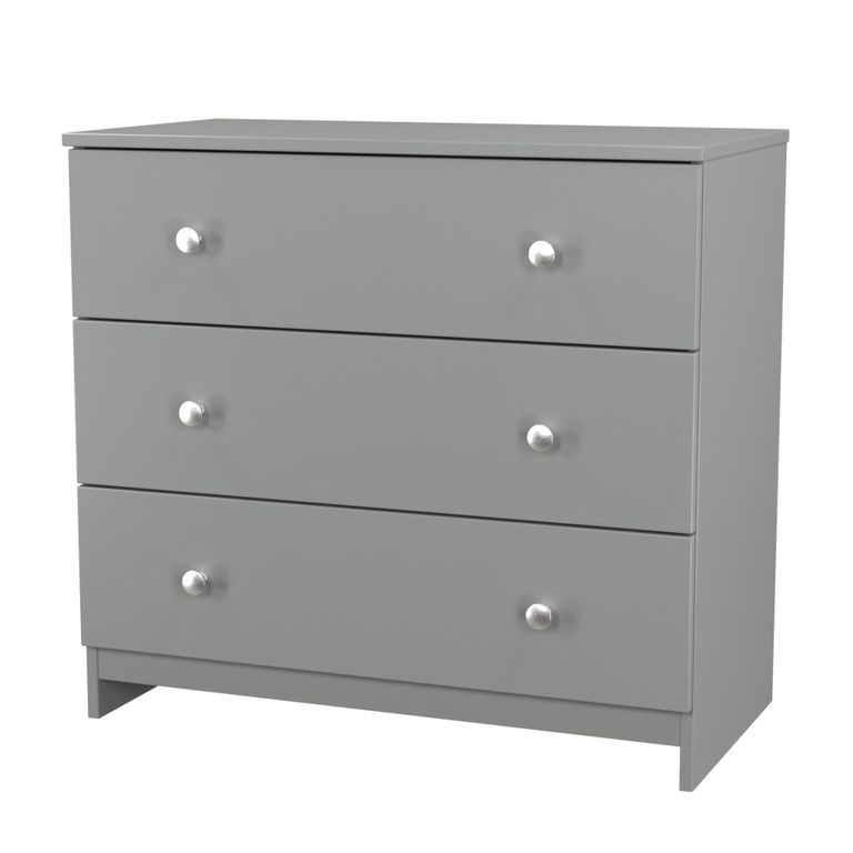 Yarmouth Chest - 3 Drawer - Dusk Grey