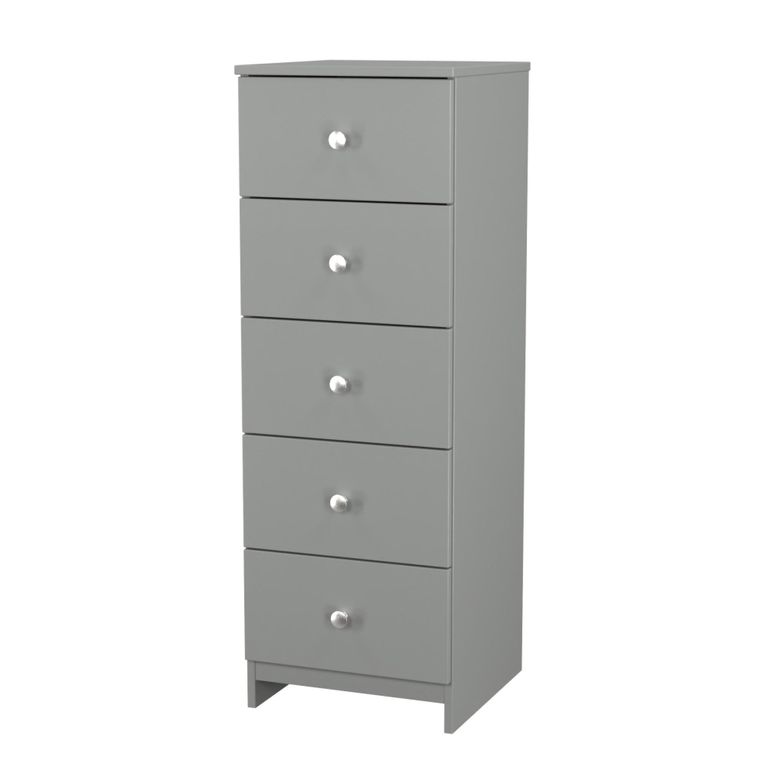 Yarmouth Chest - 5 Drawer - Narrow - Dusk Grey