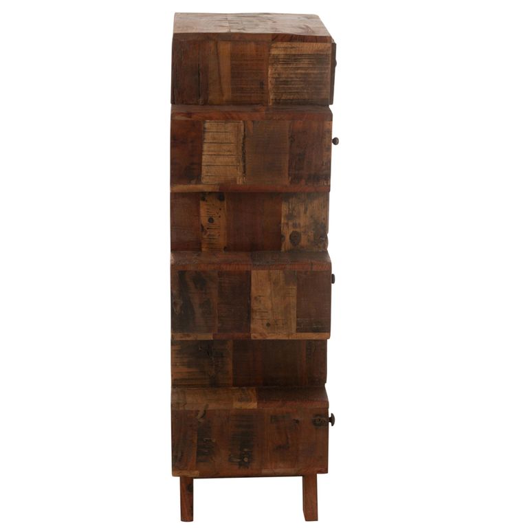 Vinto Chest - Multi Drawers - Large - Natural Recycled Sleeper Wood